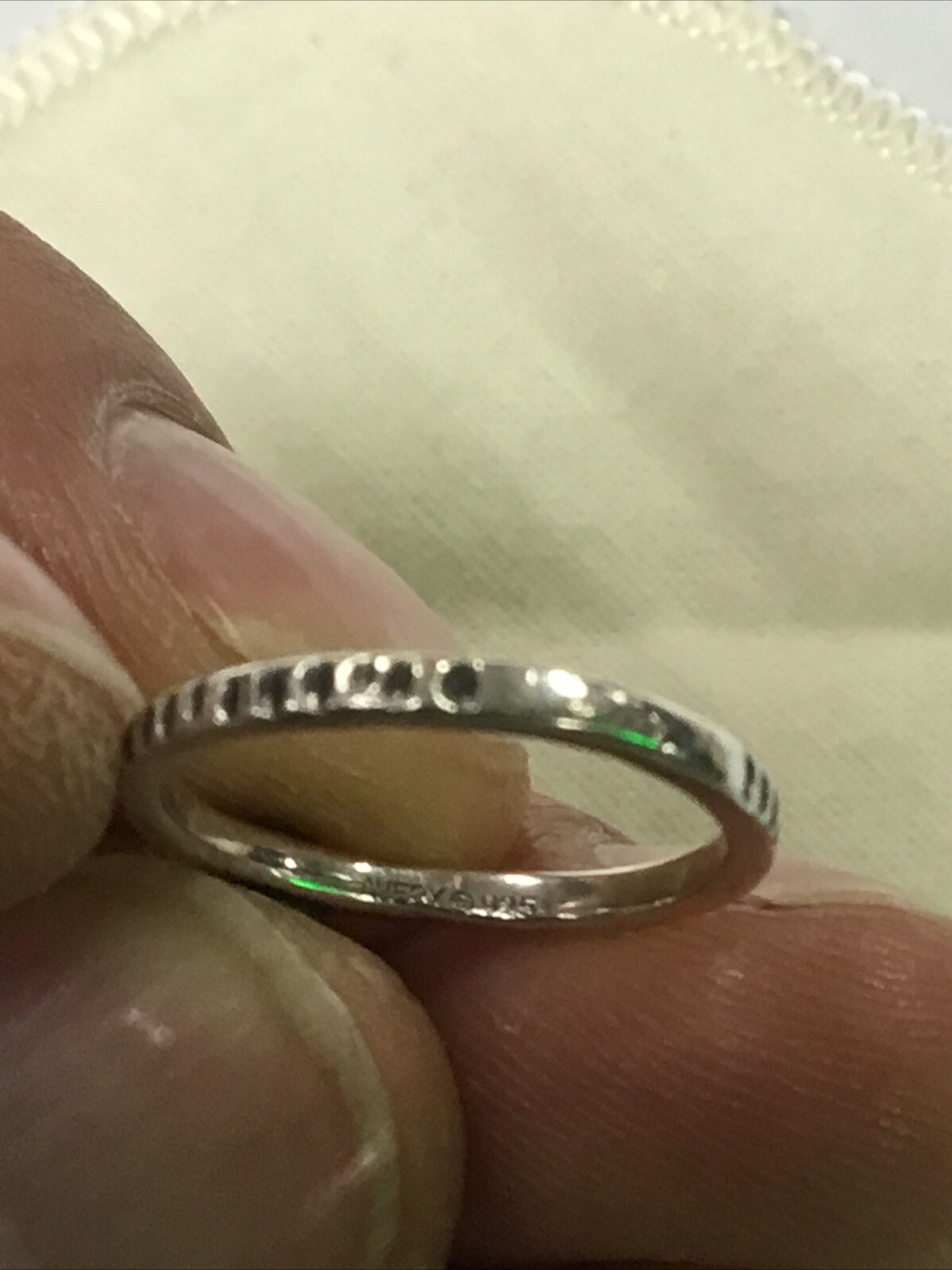 James Avery Tiny Gray Pearl Stackable Ring Retire… - image 5