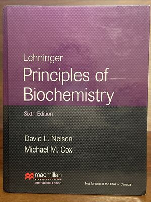 Lehninger Principles of Biochemistry 6th Edition David L. Nelson