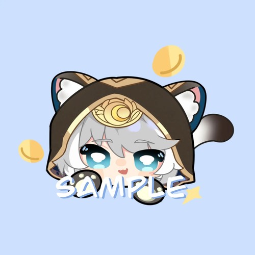 Honkai: Star Rail Anime Bambola Peluche Ciondolo Cosplay Portachiavi Giocattolo Cigolante - Foto 9 di 25