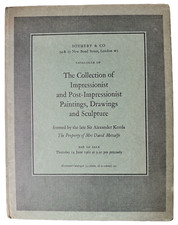 Collection of Impressionist and Post-Impressionist Paintings Drawings Sculpture
