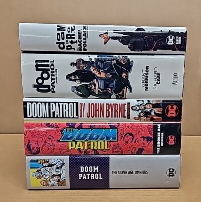 5 DOOM PATROL OMNIBUS LOT SILVER BRONZE BYRNE MORRISON POLLACK OOP