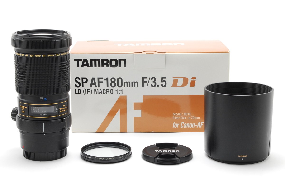 TAMRON SP AF Di 180mm F3.5 MACRO キヤノン Review: Tamron AF 180mm f3.5 Di SP A/M FEC LD (IF) 1:1 Macro