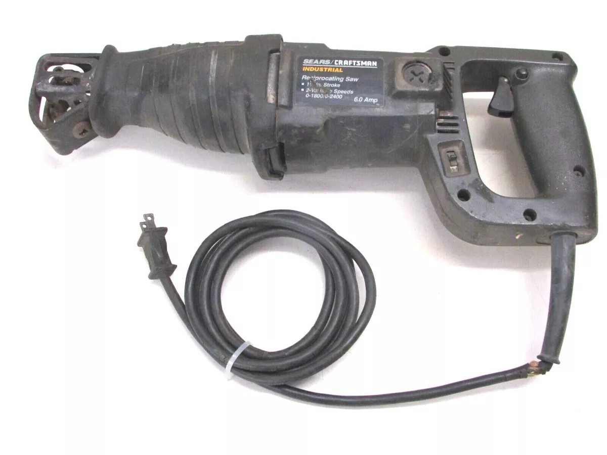 CRAFTSMAN INDUSTRIAL ELECTRIC RECIPROCATING SAW 6.0 AMP 2 SPEED 900.271261