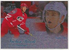 2014 2014-15 Fleer Showcase Flair Blue Ice #51 Victor Rask R0 39/99 Hurricanes