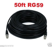 HD-SDI RG59 Video Cable D BNC Male to Male 50ft