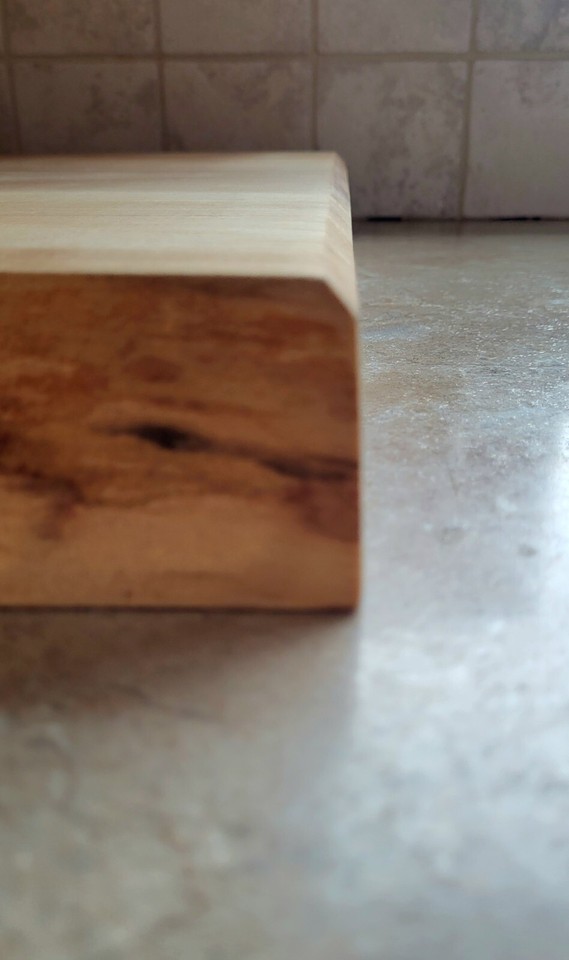 Live edge Ash chopping board james martin butcher block waney 