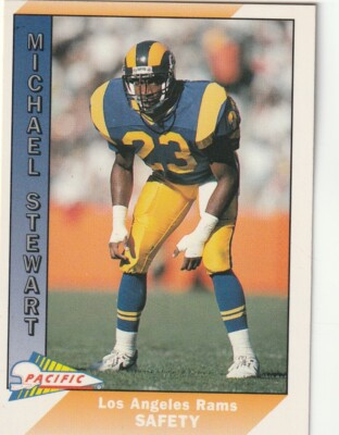 #ad FREE SHIPPING MINT 1991 Pacific Michael Stewart #261 PLUS RAMS BONUS CARDS $1.68