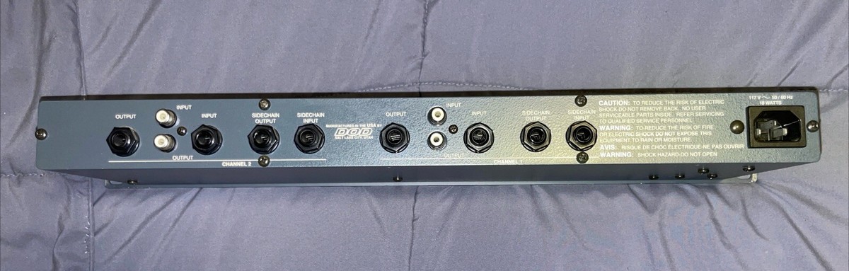 DOD 866 series Ⅱ 2ch コンプレッサー DOD 866 Series II, 2 Channel Gated Compressor Limiter Tested