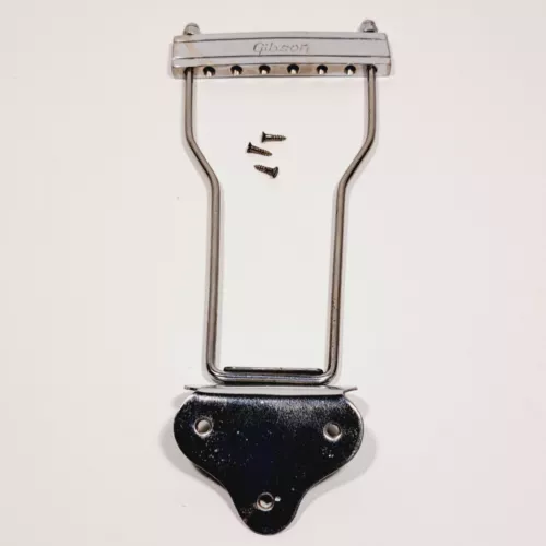Gibson Acoustic Guitar Tailpiece with Gibson Script ~ Vintage