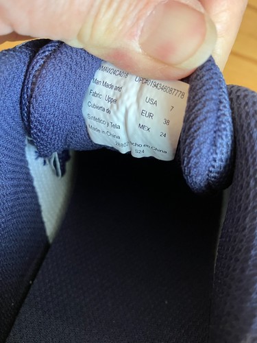 NEW Athletic Works Lifestyle Jogger Shoes Memory Foam Navy Women's Size 7 NWT - Picture 7 of 8