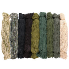 Synthetic Ghillie Thread Bundles - 20" Length - Choose From 10 Colors