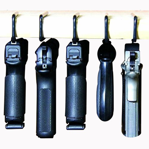 Lot of 5! Gun Safety Gun Storage Pistol/Handgun Rack Storage Solutions Hangers - Picture 8 of 12