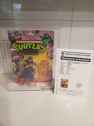 Tmnt Shredder 10 Back 1988 Cas Graded 80 Moc Vinta...