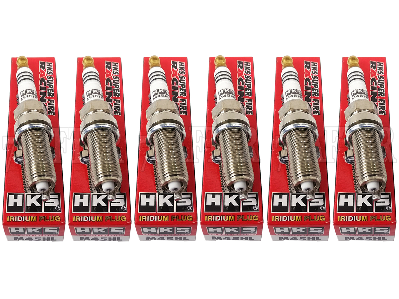 Set of 6 HKS 50003-M45HL Super Fire Racing Iridium Spark Plugs Heat Range #9