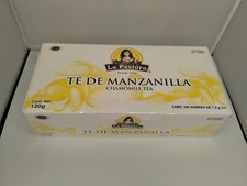 te de manzanilla chamomile tea marca la pastora con 100 sobres te gourmet