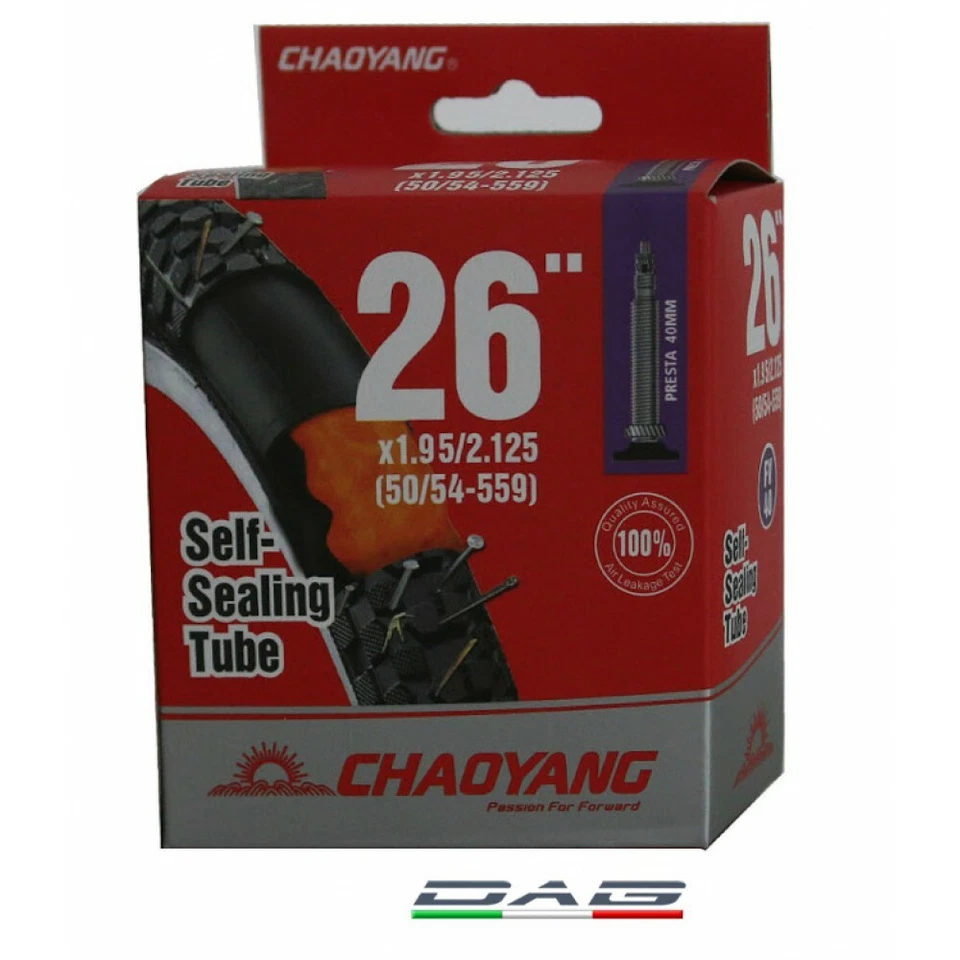 ChaoYang Camera D'aria MTB Antiforatura Autosigillante 26x1.95/2.125 valvola 40