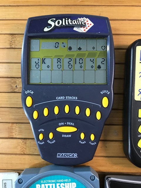 Einstein Touch Sudoku Battleship Solitaire Hangman Handheld Vintage 