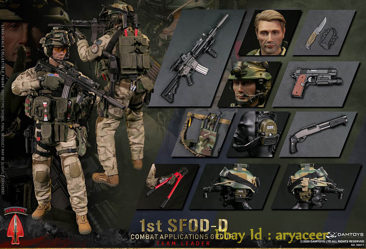 DAMTOYS 78077 1/6 1st SFOD-D Combat Applications Group TEAM DAMTOYS 78077 1/6 1st SFOD-D Combat Applications Group TEAM