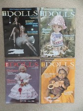 Lot Of 4 DOLLS Magazine Jan Feb, March, April, May June 2025