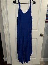 Stylish Royal Blue Vince Camuto Strappy Gauchos W/ Pockets Large