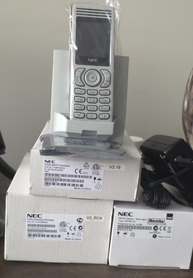 NEC I755s DECT Wireless IP Handset, with battery, multi Region Charger Dock