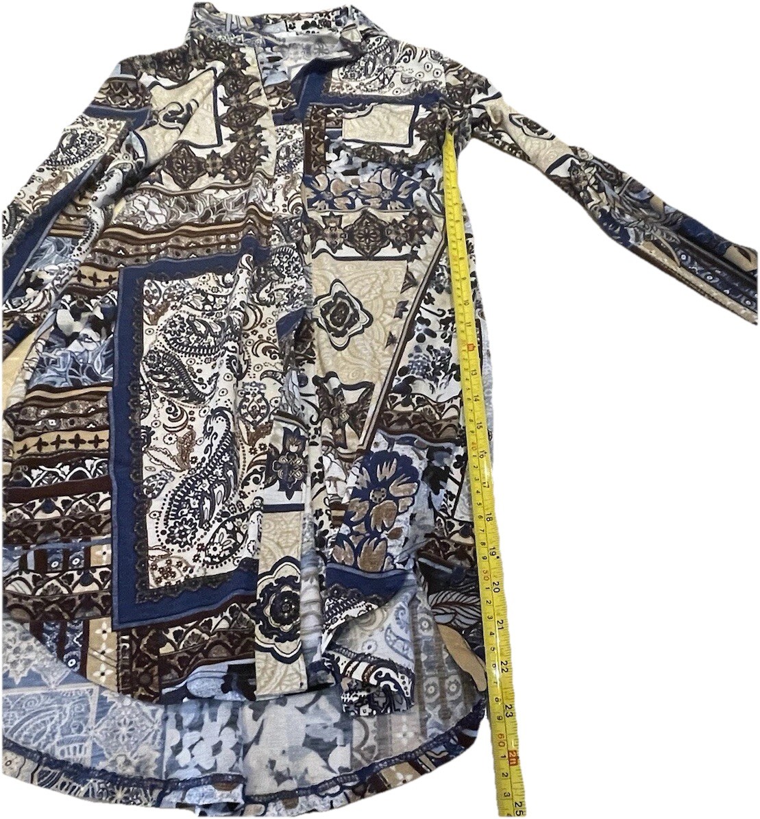 Retro Long Button Down Multicolor Stylish jacket … - image 14