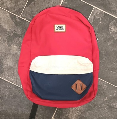 Vans Old Skool II Colourblock Classic Rucksack 22L Rot Blau Weiß