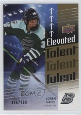 2024-25 Upper Deck PWHL Elevated Talent Gold 66/299 Loren Gabel #ET-18 xw1