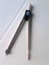 Schulartikel – Zirkel – Ecobra – ca. 15 cm Gesamtlänge - benutzt – gebraucht – G