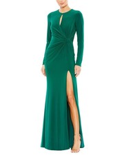 Mac Duggal Draped Gown Women's Green 6