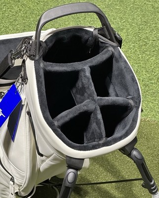 NEW Mizuno Golf Pro Stand Carry Bag 5-Way Divider w/ Rain Cover