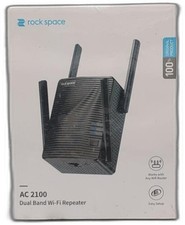 rockspace WiFi Extender - WiFi Booster, 2100 Mbps, Dual Band, Up to 1292 sq.ft