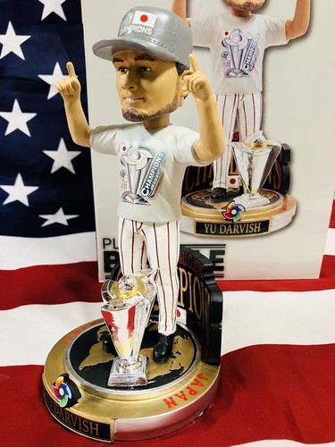 Darvish WBC Champion Bobblehead Doll Limited Edition 123/ Sold Out Padres - Picture 3 of 9