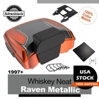 Advanblack Whiskey Neat Chopped Tour Luggage Trunk Pad For 1997+ Harley Touring