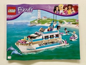 Lego Friends 41015 &ldquo;Dolphin Cruiser&rdquo; With Both Manuals No Box