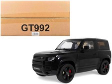 2021 Land Rover Defender 90 P400 X-Dynamic HSE Black Metallic 1/18 Model Car by