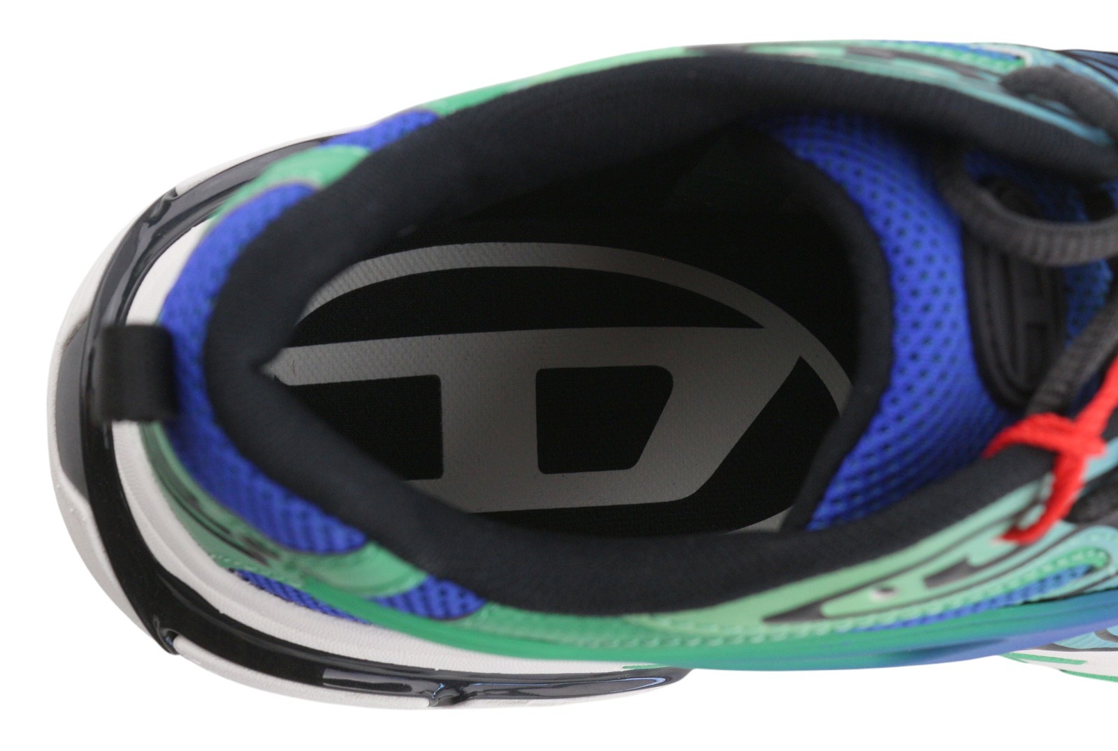 DIESEL S-Serendipity Pro-X1 Men Sneakers EU45 Blue & Green Panelled Low RRP275 image 10