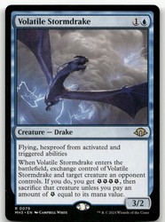 Volatile Stormdrake - Modern Horizons 3 #79 Rare MTG