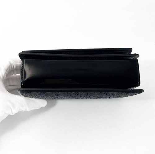 Salvatore Ferragamo Schultertasche Vara Band Glitzer Pailletten 2-Wege Kette - Bild 3 von 14