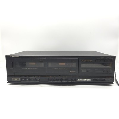 Pioneer CT-980W Stereo Double Cassette Tape Deck Vintage Dolby B/C Tested VIDEO