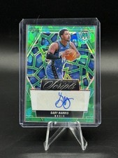 2024-25 Panini Mosaic Scripts Auto Gary Harris Green Ice Prizm Orlando Magic