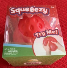 Sunny Days Jumbo Squeezy Strawberry Squishy Toy Stress Relief Sensory Fun Over