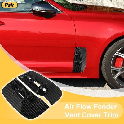 Carbon Fiber Lüftungsgitter für Kia Stinger 18-23, schwarz, 1 Paar