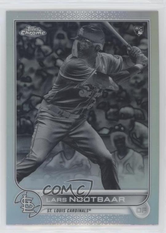 2022 Topps Chrome Negative Refractor Lars Nootbaar #19 kq9
