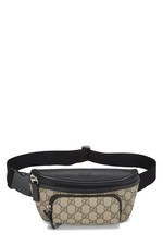 Gucci Black GG Supreme Canvas Eden Belt Bag - WGACA