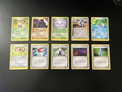 Pokemon TCG Ruby and Sapphire E-reader Card Lot - Breloom, Mudkip, Etc