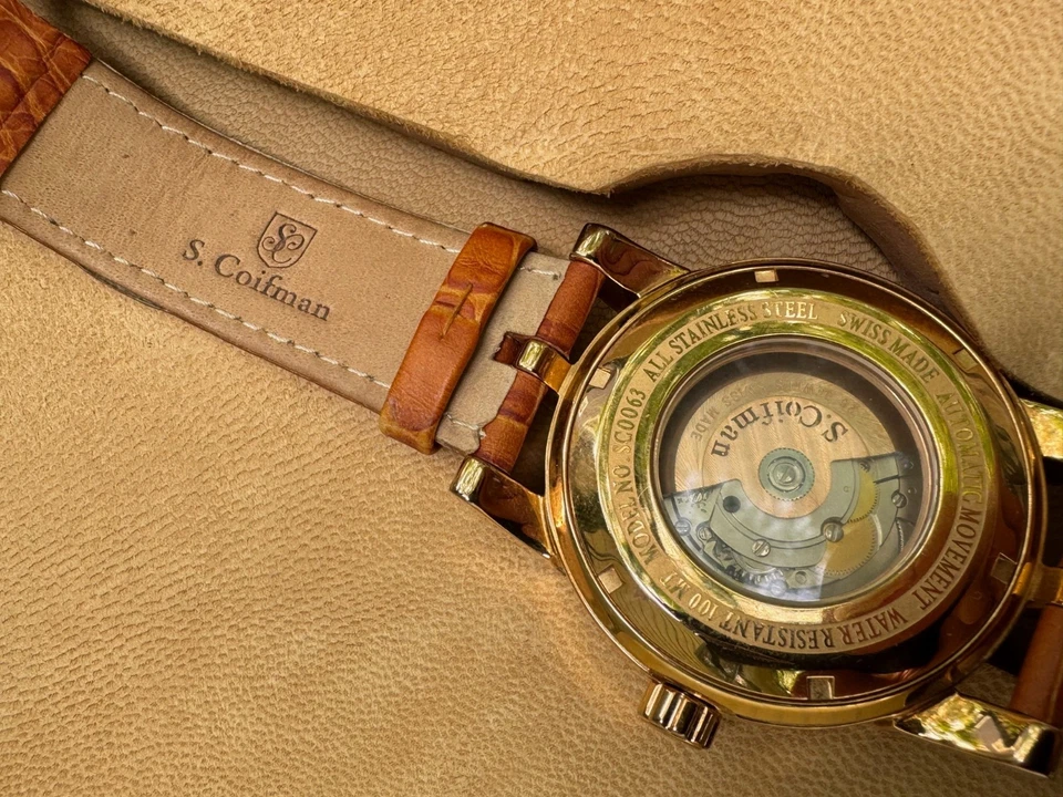 S.COIFMAN SWISS AUTOMATIC WATCH SC0063 Swiss Made Sellita SW200 26-Jewel Automat - Image 4 of 4