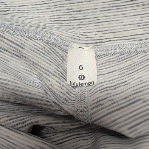 Lululemon Größe 6 Wunder Under HR Tight 25" weiß gestreift - Bild 9 von 10