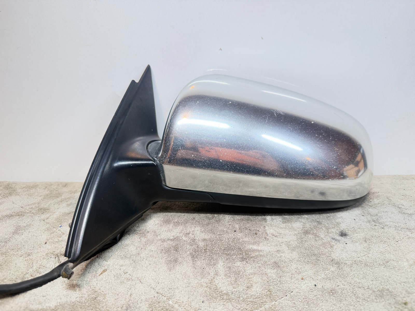 2004-2005 Audi S4 B6 Driver Side Rearview Mirror Aluminum OEM