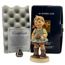 Vintage Hummel Figurine Goebel Germany Flower Girl 548 Club Collection TMK8